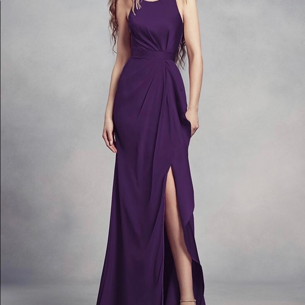 Vera Wang White Bridesmaid Dress